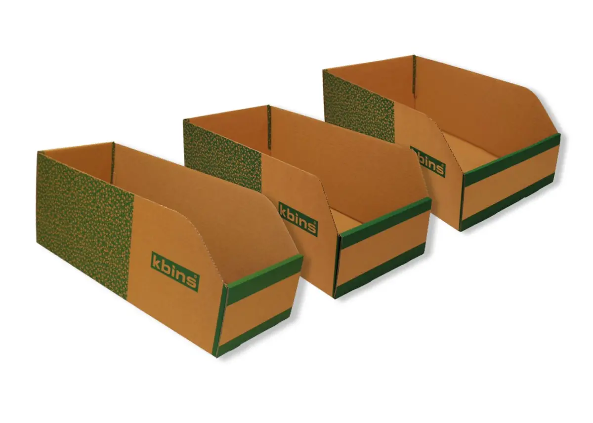 500Mm (L) X 200Mm (H) Cardboard Parts Bins (25 Pack) 1
