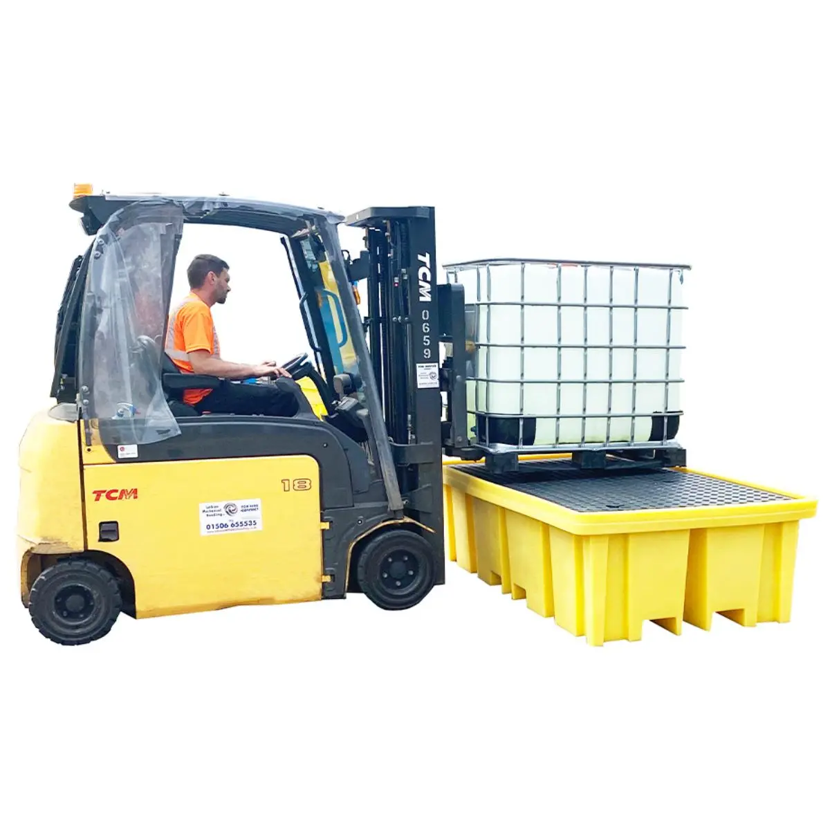 Double Ibc Bund Pallet With 4-Way Forklift Access 1
