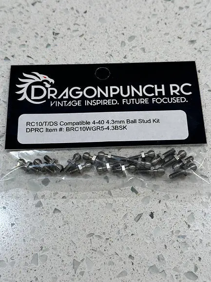 Worlds/T/Ds Compatible Titanium 4-40 Ball Stud Kit 1