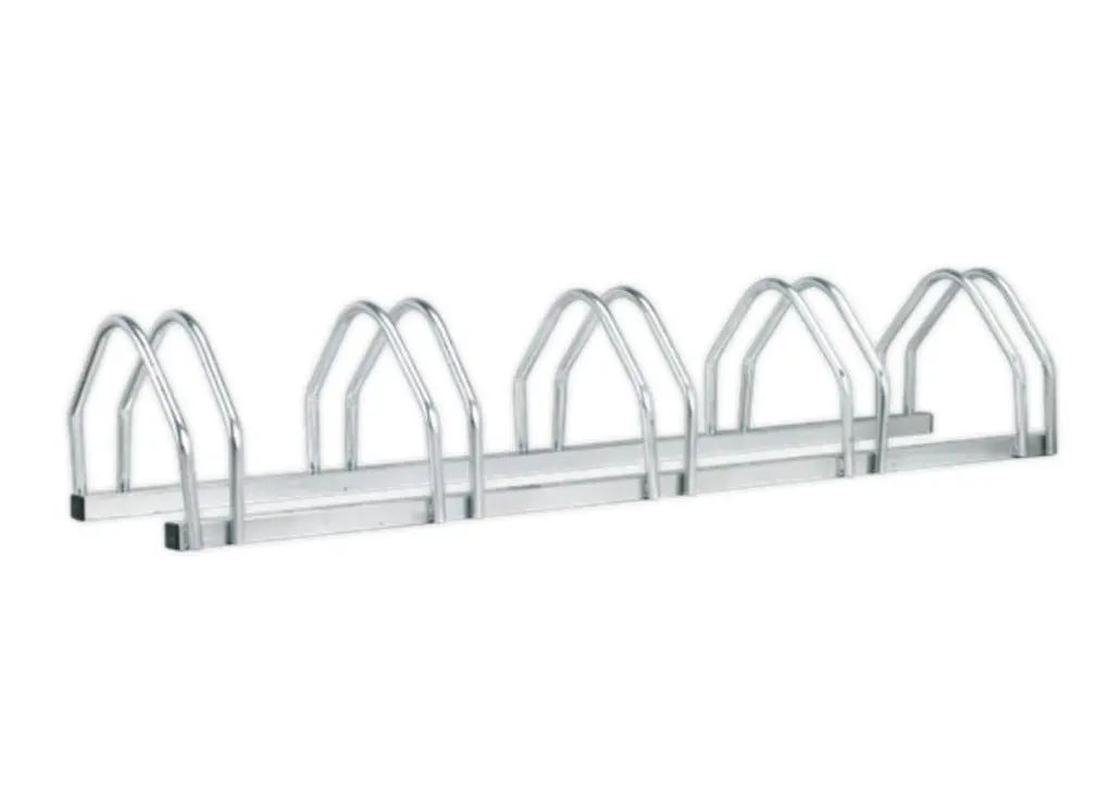 Floor Mounted Bicycle Rack For 5 Bikes 1