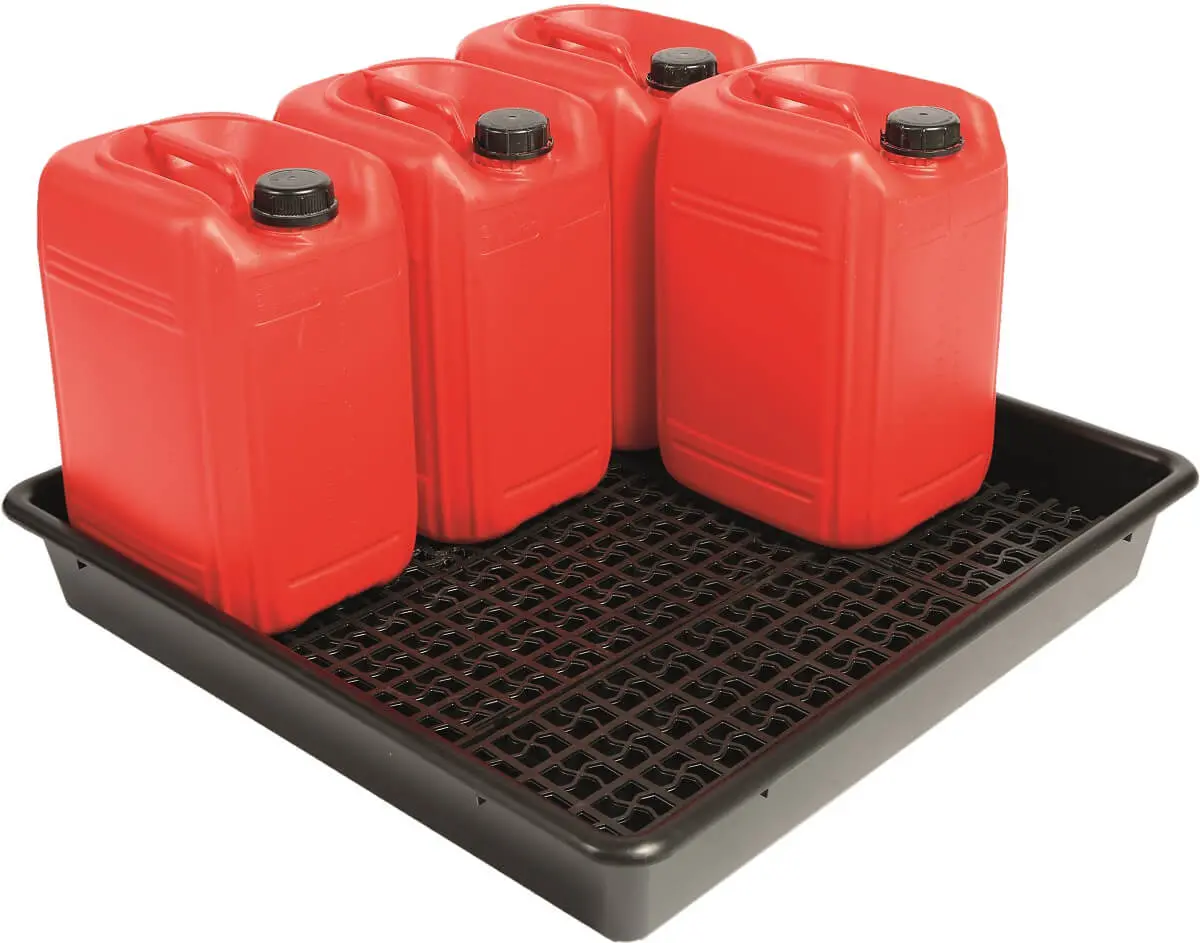 60Ltr Oil And Chemical Spill Tray (5 X 25L Drum) - Up To 200Kg 1