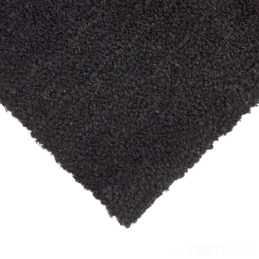 Black Coir Matting Roll - 17Mm Thick 1