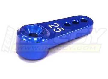 Integy Billet Machined Alloy Servo Horn 25T Type Standard-Single Sided (C23230blue) 1