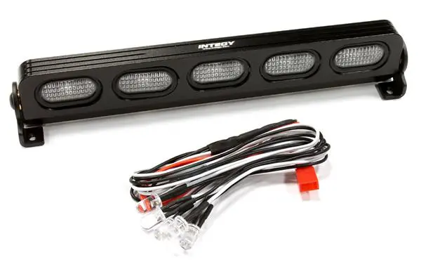 Integy Realistic T4 Adjustable Spot Light Bar (5) W/ Led For 1/10 & 1/8 Scale (C25138black) 1