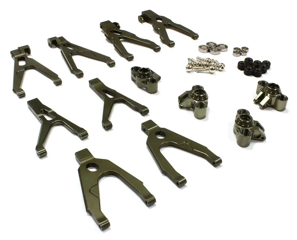Integy Billet Machined Alloy Conversion Kit For 1/16 Traxxas E-Revo & Summit (C25620gun) 1