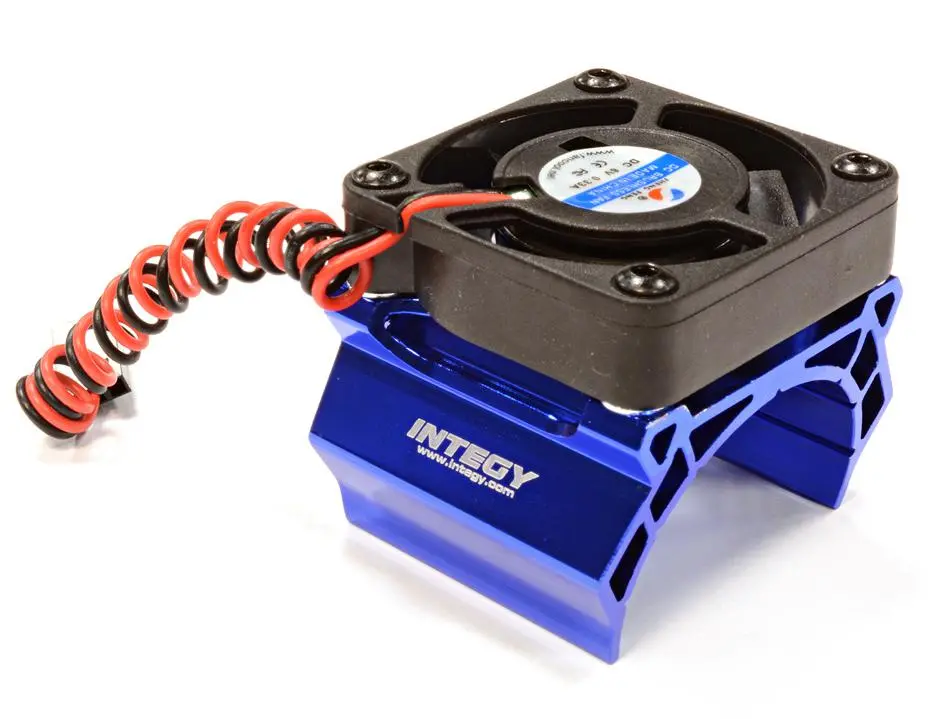 Integy High Speed Cooling Fan+Heatsink Mount For 36Mm O.D. Motor (Blue) (C25794blue) 1