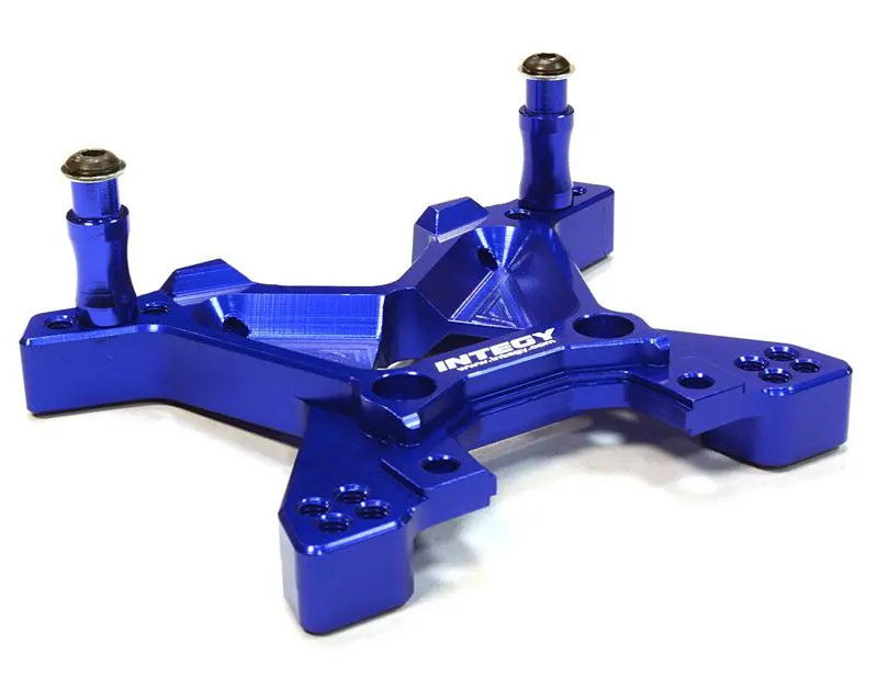 Integy Billet Machined T3 Front Shock Tower For 1/10 Stampede 4X4 & Slash 4X4 (C28317blue) 1