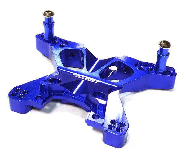 Integy Billet Machined Front Shock Tower For Traxxas 1/10 Slash 4X4 (C26398blue) 1