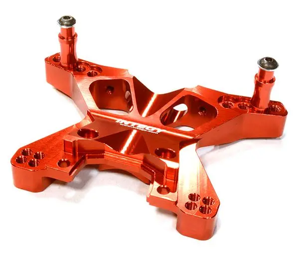 Integy Billet Machined Front Shock Tower For Traxxas 1/10 Slash 4X4 (C26398red) 1