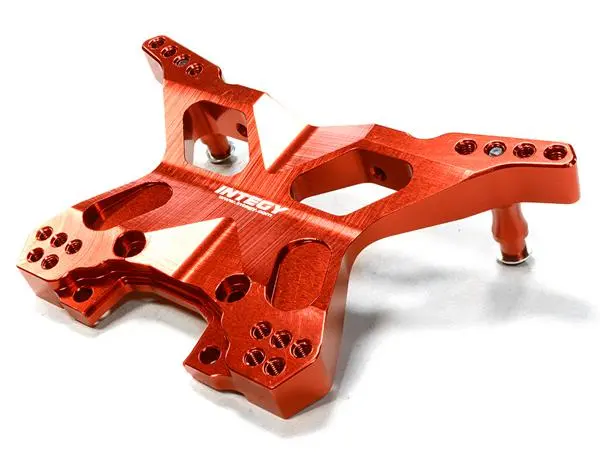 Integy Billet Machined Rear Shock Tower For Traxxas 1/10 Slash 4X4 (C26399red) 1
