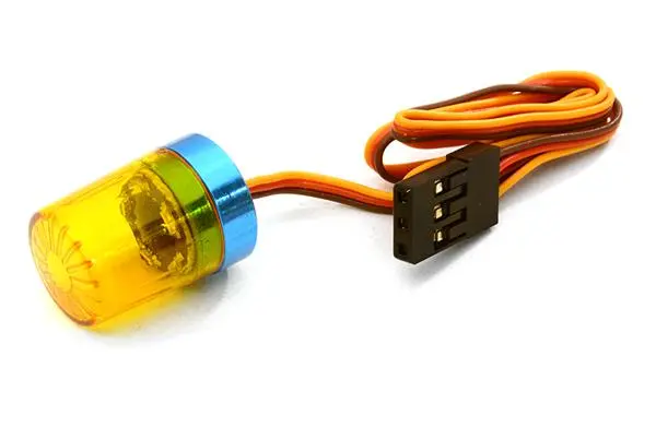Integy T4 Realistic Roof Top Flashing Light Led W/ 13Mm Plastic Housing For 1/10 Scale (C26880yellow) 1