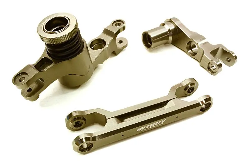 Integy Billet Machined Steering Bell Crank Set For Traxxas X-Maxx 4X4 (C26944grey) 1