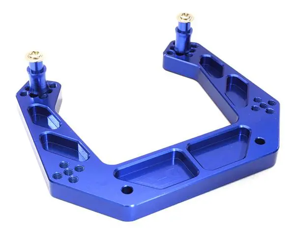 Integy Machined Front Shock Tower For Electric Slash 2Wd, Rustler 2Wd, Stampede 2Wd Xl5 (C27046blue) 1