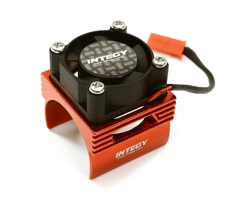Integy Brushless Motor Heatsink+Cooling Fan 17, 000Rpm For 1/16 E-Revo Vxl & Slash Vxl (C28369red) 1