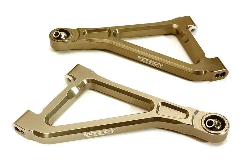 Integy Billet Machined Front Upper Arms For Traxxas 1/7 Unlimited Desert Racer (C28561grey) 1