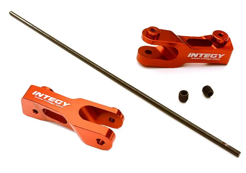 Integy Front Anti-Roll Sway Bar Set For Traxxas 1/7 Unlimited Desert Racer (C28563red) 1