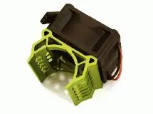 Integy Brushless Motor Heatsink+40X40mm Cooling Fan 17K Rpm (C28596green) 1