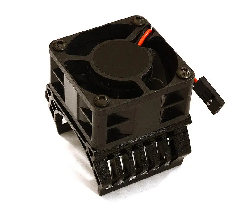 Integy 36Mm Motor Heatsink+40X40mm Cooling Fan 16K Rpm For Most 1/10 On-Road & Off-Road (C28597black) 1