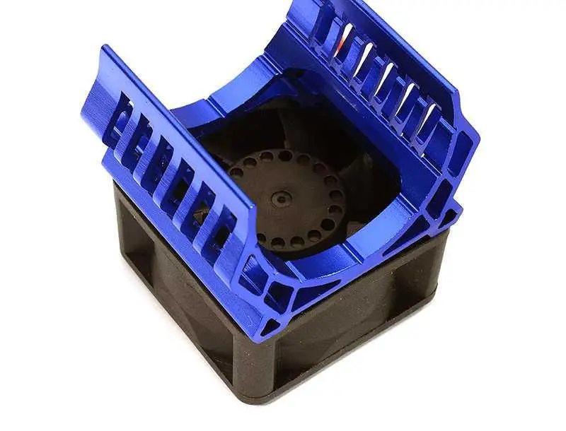 Integy 36Mm Motor Heatsink+40X40mm Cooling Fan 17K Rpm For Most 1/10 On-Road & Off-Road (C28598blue) 1