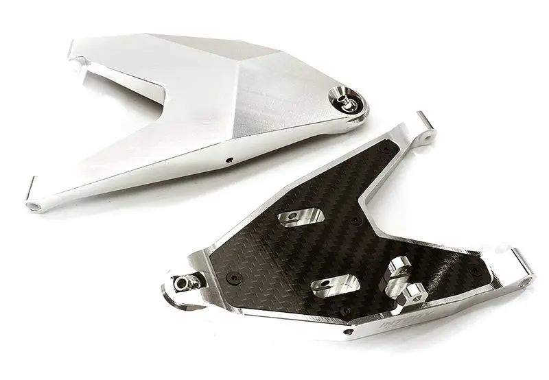 Integy Machined Front Lower Suspension Arms For Traxxas 1/7 Unlimited Desert Racer (C28607silver) 1