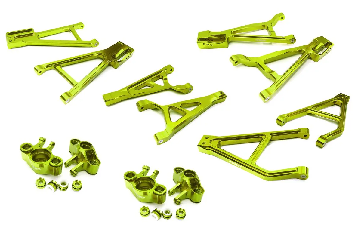 Integy Billet Machined Suspension Conversion Kit For Traxxas 1/10 E-Revo 2.0 (Green) (C28686green) 1
