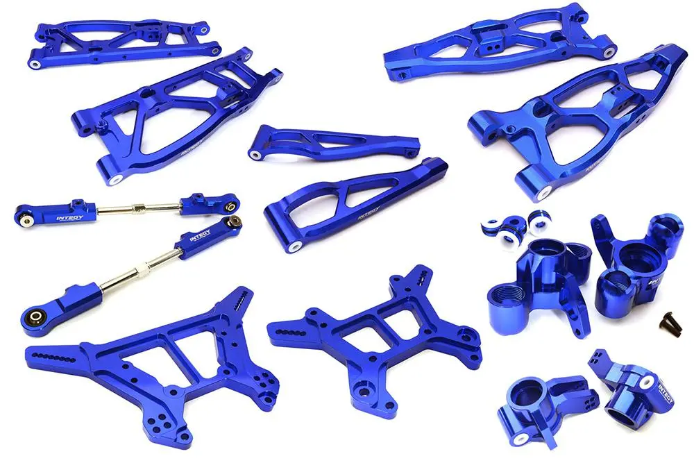 Integy Billet Machined Alloy Suspension Kit For Arrma 1/8 Kraton 6S Blx (C28729blue) 1