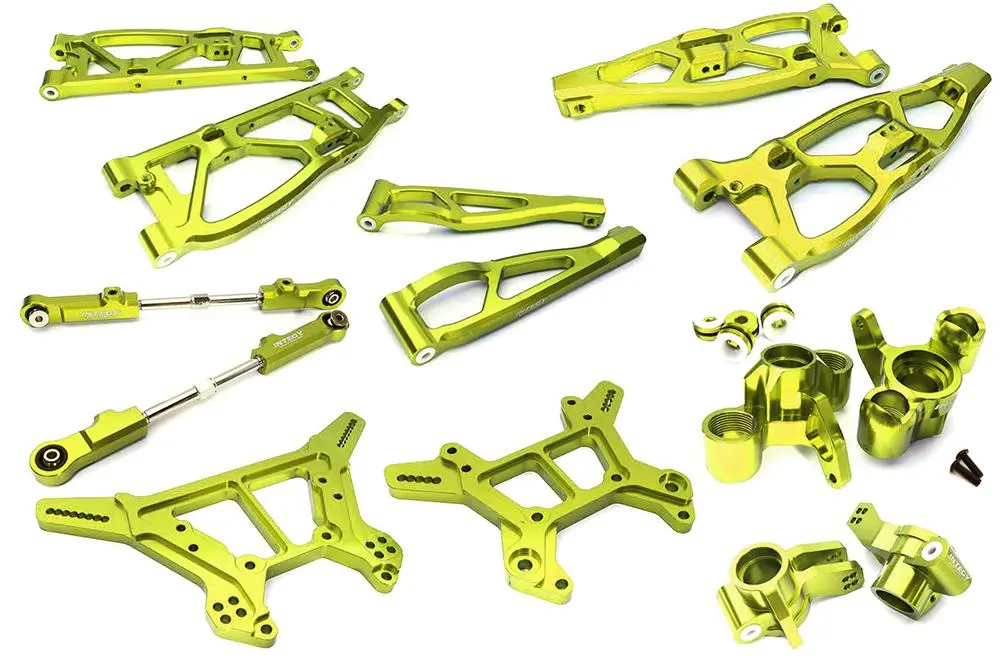 Integy Billet Machined Alloy Suspension Kit For Arrma 1/8 Kraton 6S Blx (C28729green) 1