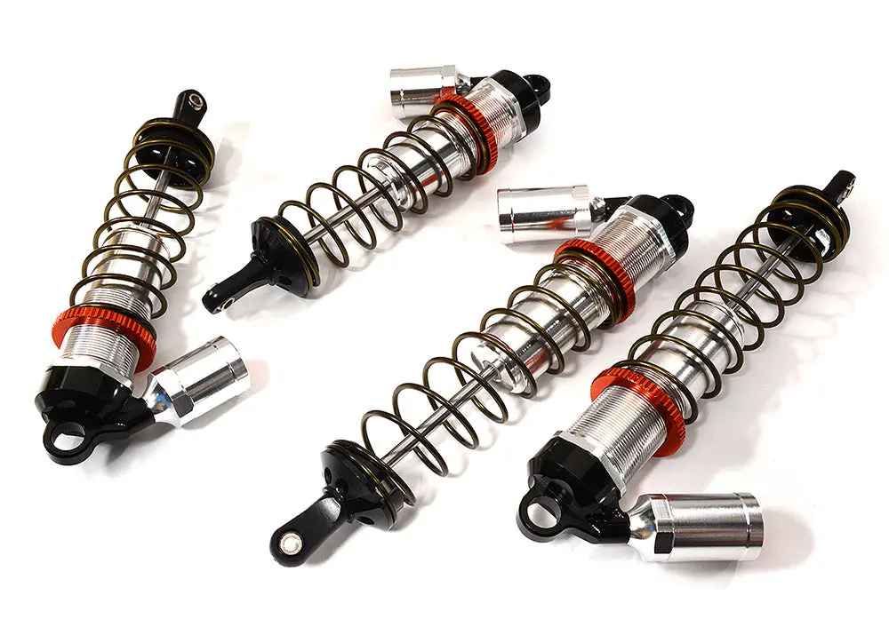 Integy Billet Machined Piggyback Shock Set For Arrma 1/8 Kraton 6S Blx (C29089silver) 1