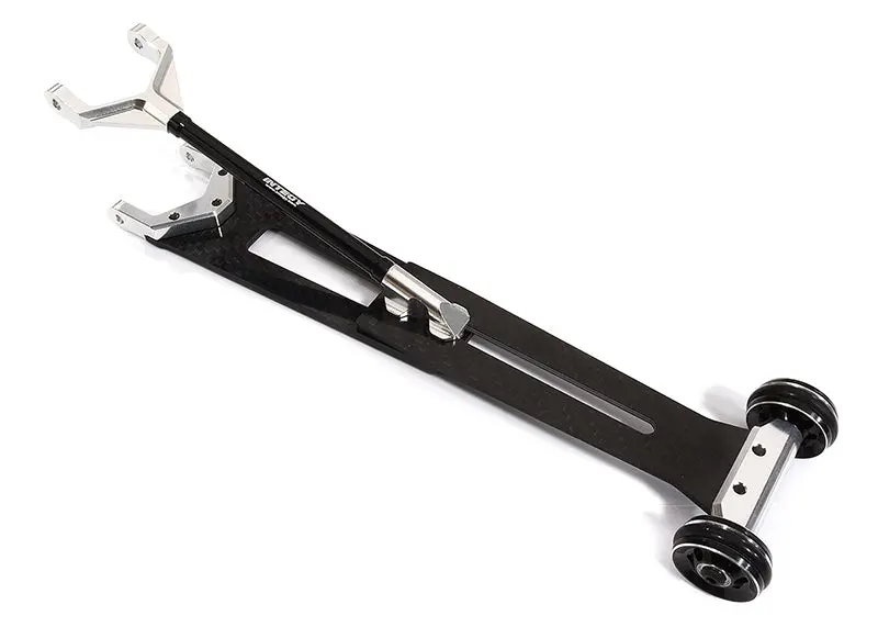 Integy Machined Alloy & Composite Wheelie Bar For Associated Dr10 Drag Race Car (C30172sliver) 1