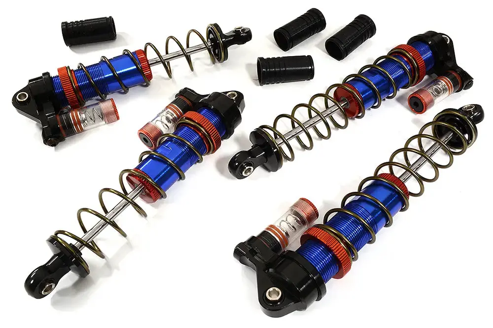 Integy Billet Machined Piggyback Shock Set For Arrma 1/10 Granite 4X4 3S Blx (C30939blue) 1