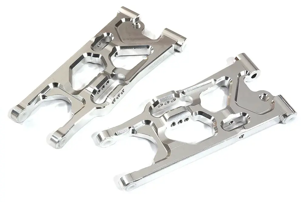 Integy Billet Machined Rear Lower Arms For Losi 1/10 Lasernut U4 4Wd Brushless Rtr (C31333silver) 1