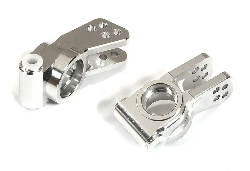 Integy Billet Machined Rear Hub Carriers For Losi 1/10 Lasernut U4 4Wd Brushless Rtr (C31340silver) 1