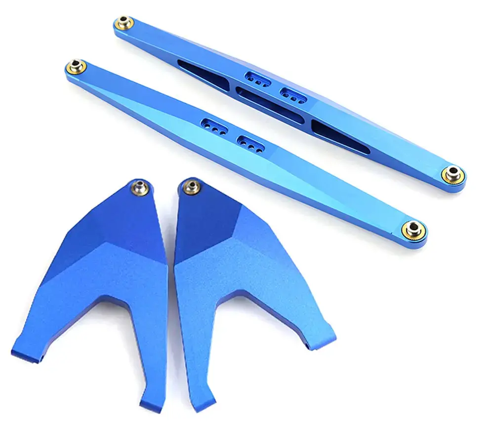 Integy Alloy Lower Suspension Arm Set For Traxxas 1/7 Unlimited Desert Racer (C32040blue) 1