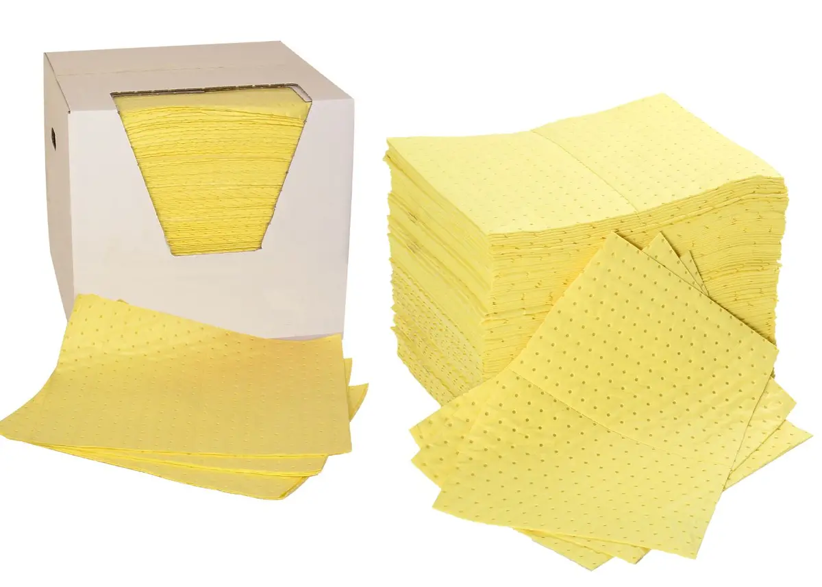 Single-Weight Chemical Absorbent Pads - 200 Pack 1