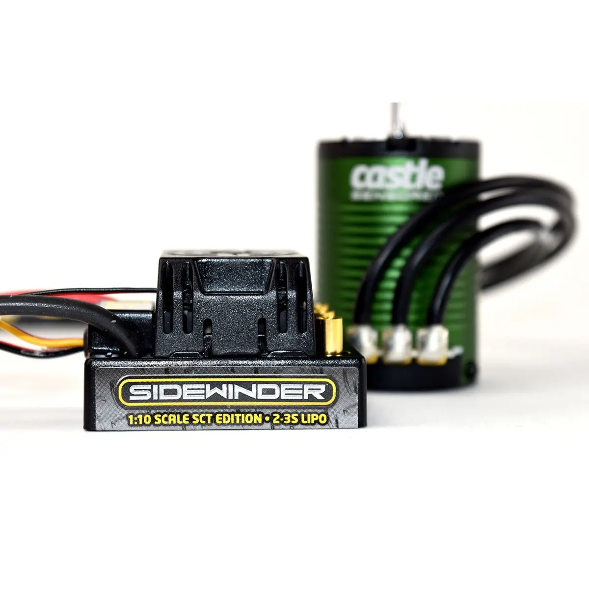 Castle Creations Sidewinder Sct Waterproof Esc W/1410-3800Kv Sensored Motor Combo (Cse010012302) 1