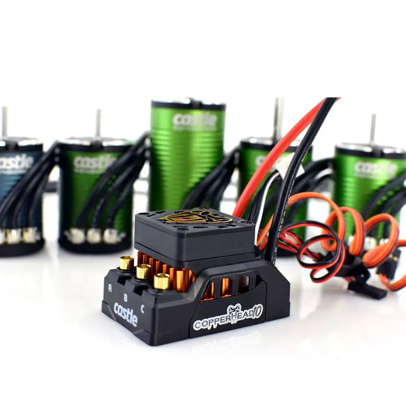 Castle 1/10 Copperhead 1406-4600Kv Sensored Brushless Esc/Motor Combo (Cse010016601) 1