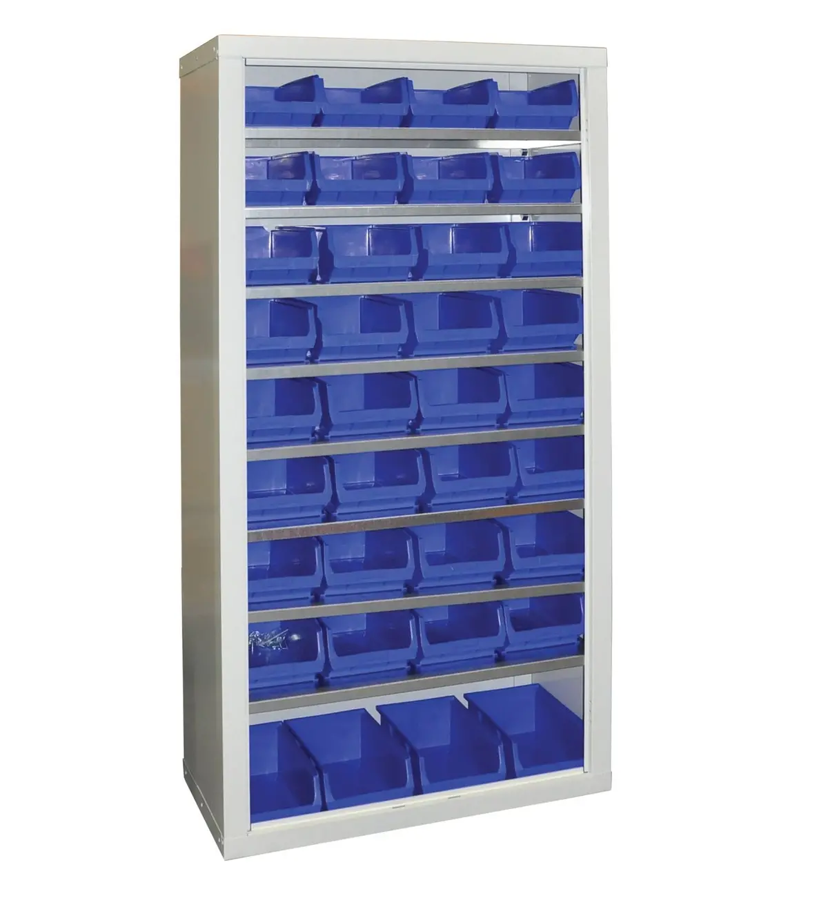 Parts Storage Cabinet With 36 X Size 4 Containers 1