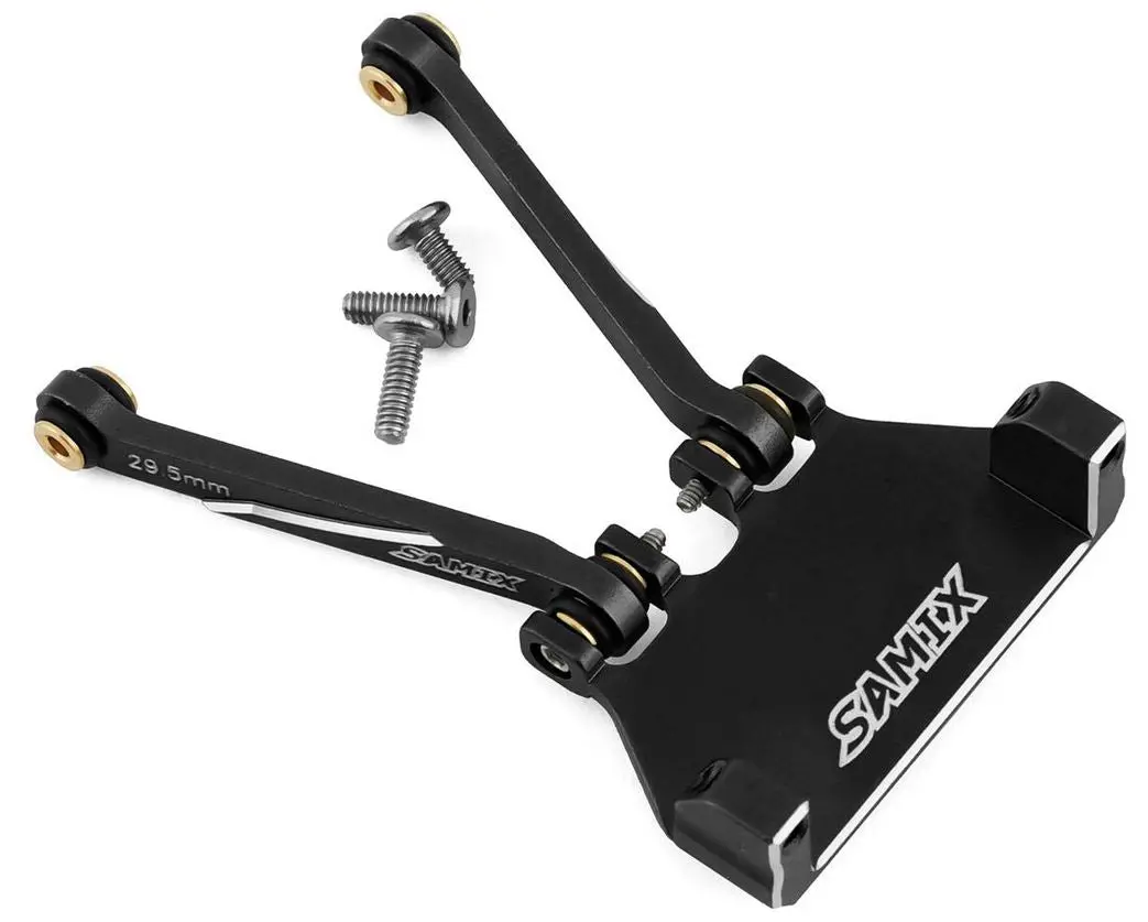 Samix Scx24 Aluminum 4-Link Servo Mount W/29.5Mm Links (Black) (Ecopower/Emax) 1