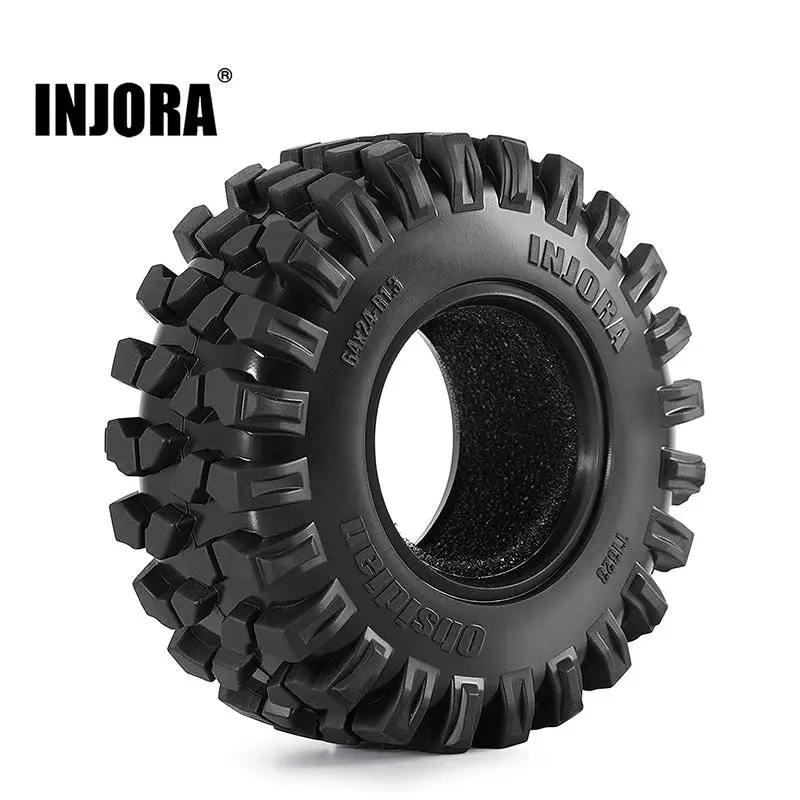 Injora 1.3" 64*24Mm Obsidian Tires (T1323) 1