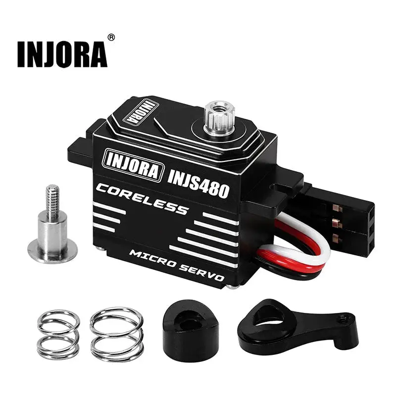 Injora Injs480 Coreless Micro Servo With Servo Saver For Losi Micro-B Micro-T 1
