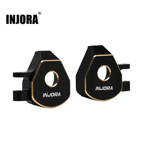 Injora Black Coating Brass Steering Knuckles For 1/32 Redcat Ascent-32 (Asc32-06) 1