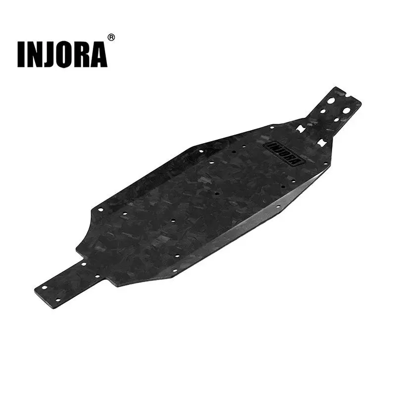 Injora Forged Carbon Fiber Chassis For 1/24 Buggy Losi Micro-B (8G) (Los-26) 1