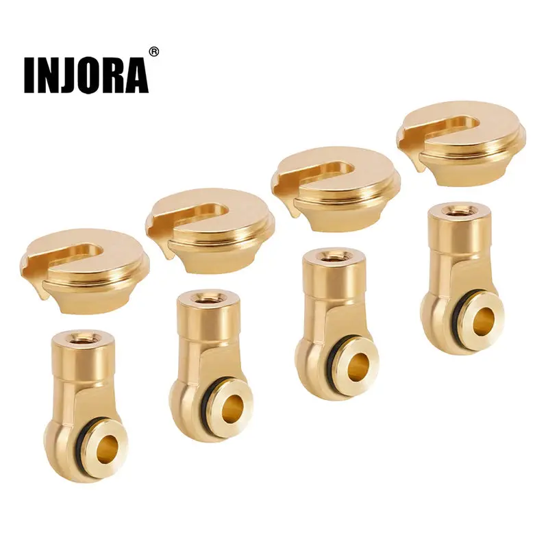 Injora: 4Pcs Lower Spring Retainer Shock Rod Ends For Injora Trx4m Shocks (4M-65) 1
