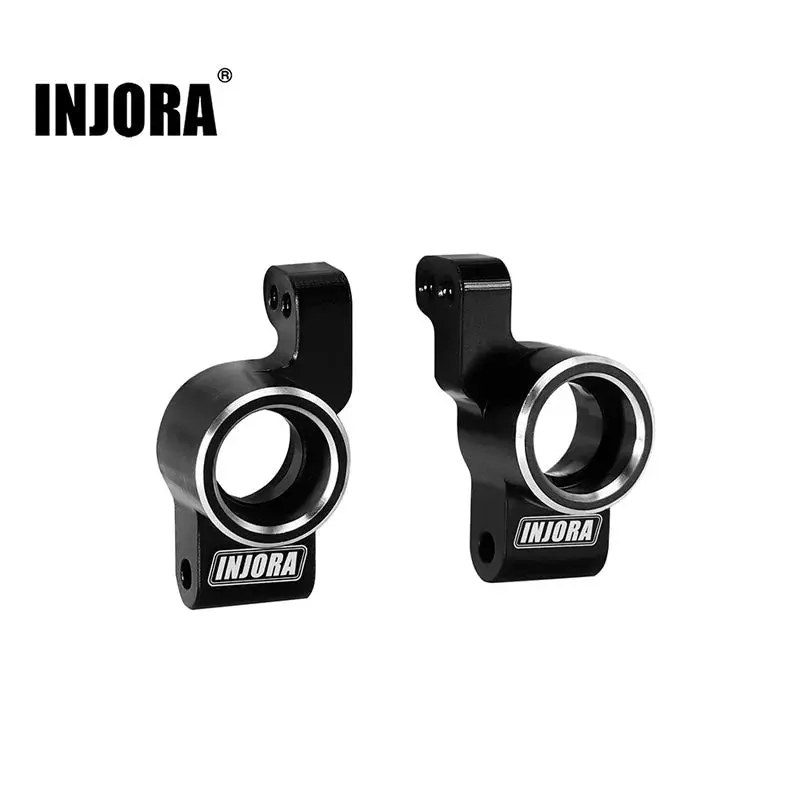Injora: Aluminum Rear Hubs For 1/24 Buggy Losi Micro-B (Los-05Bk) 1