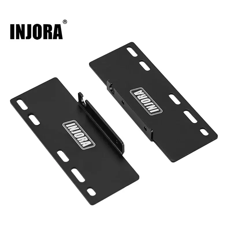 Injora 2Pcs Metal Side Plates Esc Receiver Tray For 1/24 Axial Scx24 (Scx24-178) 1