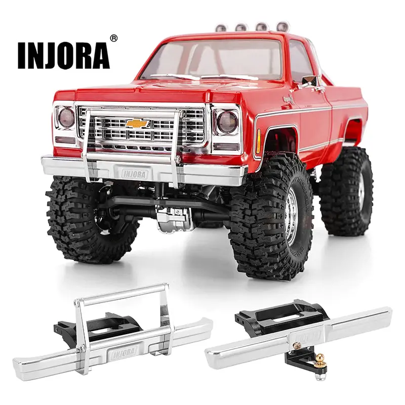 Injora Cnc Aluminum Front Rear Bumper For 1/18 Trx4m High Trail K10 (4M-83Fr) 1