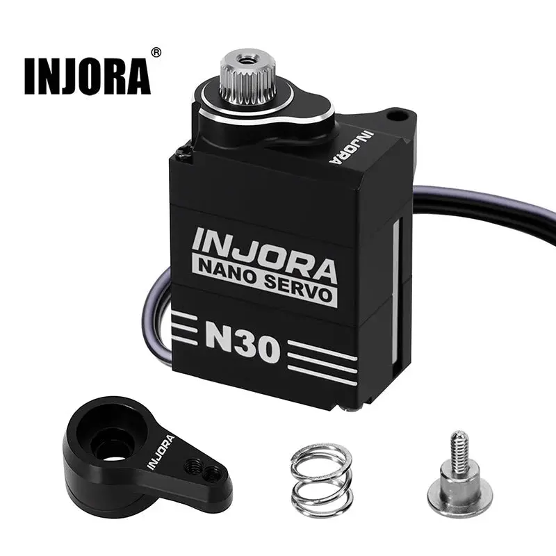 Injora Aluminum N30 Nano Servo With Servo Saver For 1/30 Scx30 1