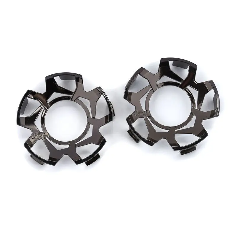 Duratrax Clip-Lock Wheel Face Black Chrome For Ripper 5.7" Wheel (2)  (Dtx2817) 1
