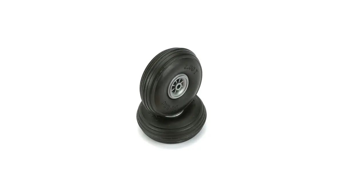 Du-Bro Treaded Wheels, 2" (2) (Dub200t) 1