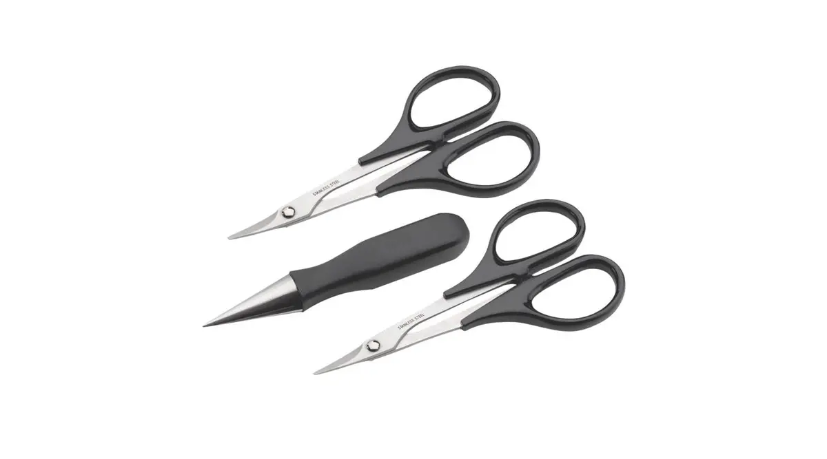 Du-Bro Body Reamer, Scissors (Curved And Straight) Set (Dub2331) 1